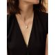 18ct Gold on Sterling Silver ​Pearl Pendant Necklace The Palazzo, image , picture 6