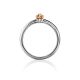 Silver Golden Ring With Diamond The Diva, Ring Size: 6.5 / 17, image , picture 3