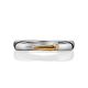 Silver Golden Diamond Ring The Diva, Ring Size: 6 / 16.5, image , picture 3