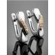 Silver Golden Earrings With Diamonds The Diva, image , picture 2