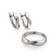Silver Golden Earrings With Diamonds The Diva, image , picture 3