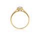 Vintage Style Golden Diamond Ring, Ring Size: 7 / 17.5, image , picture 3