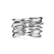 Twisted Silver Ring The ICONIC, Ring Size: Adjustable, image , picture 3