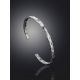 Hammered Silver Bangle Bracelet The Liquid, image , picture 2