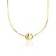 18ct Gold on Sterling Silver Orb Pendant Necklace The ICONIC, image 