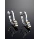 Silver Golden Earrings With White Diamonds The Diva, image , picture 2