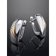 Silver Golden Earrings With Diamonds The Diva, image , picture 2