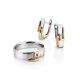 Silver Golden Earrings With Diamonds The Diva, image , picture 3