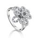 64 Diamonds Gold Floral Ring, Ring Size: 8.5 / 18.5, image 