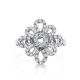 64 Diamonds Gold Floral Ring, Ring Size: 8.5 / 18.5, image , picture 3
