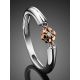 Silver Golden Diamond Ring The Diva, Ring Size: 7 / 17.5, image , picture 2