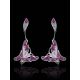 Silver Crystal Butterfly Dangle Earrings The Jungle, image , picture 2