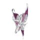 Silver Crystal Butterfly Pendant The Jungle, image , picture 4