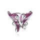 Silver Crystal Butterfly Cocktail Ring The Jungle, Ring Size: 5.5 / 16, image , picture 4