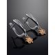 Romantic Diamond Earrings In Gold And Silver The Diva, image , picture 2