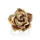 Bold Golden Transformer Ring With Crystals, Ring Size: 8 / 18, image , picture 6