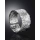 Antiqued Finish Stylish Silver Ring The Liquid, Ring Size: Adjustable, image , picture 2