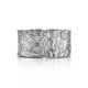 Antiqued Finish Stylish Silver Ring The Liquid, Ring Size: Adjustable, image , picture 3