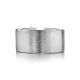 Contemporary brush finish sterling silver unisex ring The ICONIC, Ring Size: Adjustable, image , picture 3
