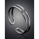 ​Minimalistic Sterling Silver Ring The ICONIC, Ring Size: Adjustable, image , picture 2