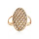 Crystal Encrusted Gold Ring, Ring Size: 11.5 / 21, image , picture 3
