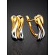 Two Toned Silver Earrings, image , picture 2