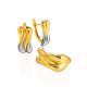 Two Toned Silver Earrings, image , picture 3