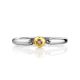 Silver Golden Ring With Dancing Diamond The Diva, Ring Size: 7 / 17.5, image , picture 3