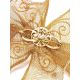 Designer Golden Brooch With Crystals, image , picture 3
