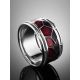 Silver Band Ring With Enamel, Ring Size: 6.5 / 17, image , picture 2