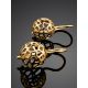 Laced Gold Plated Earrings, image , picture 2