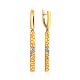 Exotic Design Gold Plated Dangles, image 