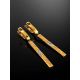 Exotic Design Gold Plated Dangles, image , picture 2