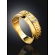 Gold Plated Band Ring With Crystals, Ring Size: 8 / 18, image , picture 2