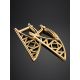 Stylish Geometric Gold Plated Earrings, image , picture 2