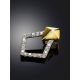Stylish Gold Plated Pendant With Crystals, image , picture 2