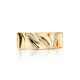 Bright Gold Plated Band Ring With Crystals, Ring Size: 7 / 17.5, image , picture 3