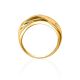 Elegant Gold Plated Band Ring With Crystals, Ring Size: 7 / 17.5, image , picture 4
