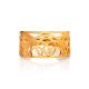 Laced Gold Plated Silver Band Ring, Ring Size: 6.5 / 17, image , picture 3