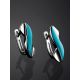 Cute Silver Earrings With Enamel, image , picture 2