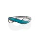 Silver Ring With Blue Enamel, Ring Size: 5 / 15.5, image , picture 3