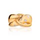 Classy Gold Plated Silver Band Ring, Ring Size: 6.5 / 17, image , picture 4