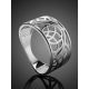 Fabulous Laced Silver Ring The Sacral, Ring Size: 8.5 / 18.5, image , picture 2