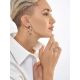 Smooth Stylish Silver Earrings The Liquid, image , picture 7