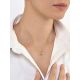 Solid 18ct Gold on Sterling Silver Teardrop Pendant Necklace The Liquid, image , picture 5