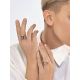 Elegantly Sculpted Sterling Silver Ring The ICONIC, Ring Size: Adjustable, image , picture 4