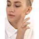 Stylishly Simplistic Gold-Plated Silver Earrings The Liquid, image , picture 3