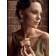 Gold-Plated Floral Earrings With Two-Toned Crystals The Jungle, image , picture 4