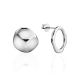 Asymmetric Pairing Of Silver Earrings The Liquid, image 