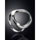Stunning Contemporary Design Sterling Silver Ring The Liquid, Ring Size: Adjustable, image , picture 2